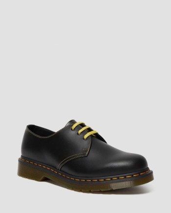 Dr Martens 1461 Atlas Leather Oxfordky Panske Tmavo Siva | 4639-WDIAO